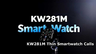 Εξαιρετικά λεπτό Smartwatch AMOLED Κλήση Bluetooth