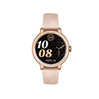 KW60C 300mAh μπαταρία Dafit App Αδιάβροχο IP68 GPS Motion Track Στρογγυλή οθόνη Smartwatch για την παρακολούθηση της υγείας και του ύπνου των γυναικών